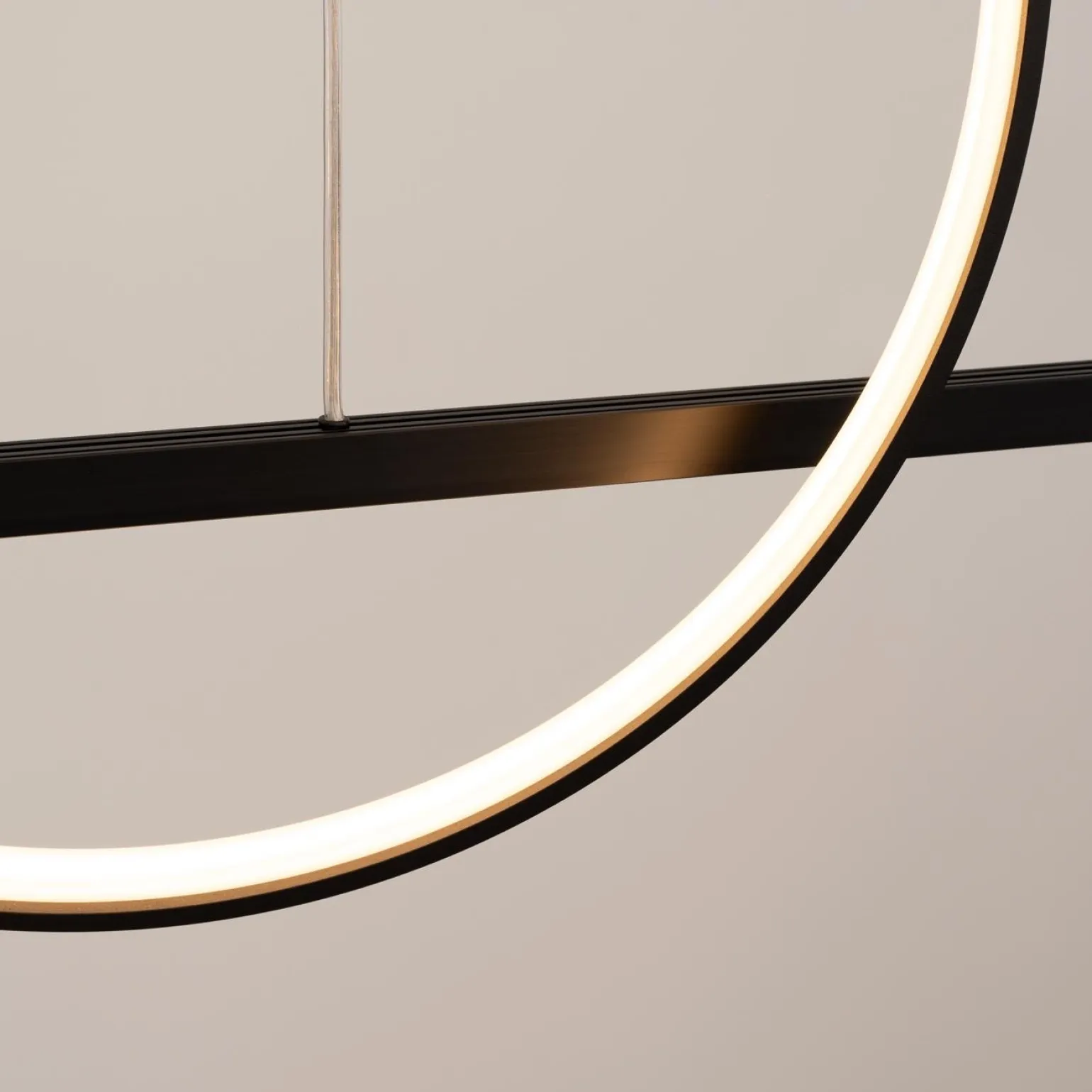 Lampa wisząca GLAD czarna LED 3000K (TH.494) - Thoro Lighting