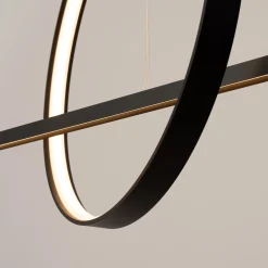 Lampa wisząca GLAD czarna LED 3000K (TH.494) - Thoro Lighting