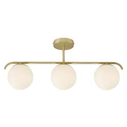 Lampa wisząca GRANT Nordlux E14 3x25W Szkło Mosiądz