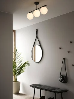 Lampa wisząca GRANT Nordlux E14 25W Szkło Czarny