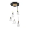 Lampa wisząca GRETEL SP5 kol. czarny (103174) Ideal Lux - żyrandol