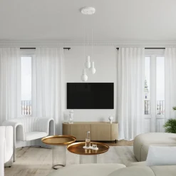 Lampa wisząca HALO 1 biała (SL.1709) - Sollux Lighting