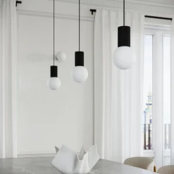 Lampa wisząca HALO 1 czarna (SL.1714) - Sollux Lighting