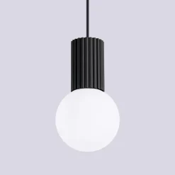 Lampa wisząca HALO 1 czarna (SL.1714) - Sollux Lighting