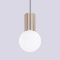 Lampa wisząca HALO 1 taupe (SL.1744) - Sollux Lighting
