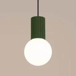Lampa wisząca HALO 1 zielona oliwka (SL.1724) - Sollux Lighting