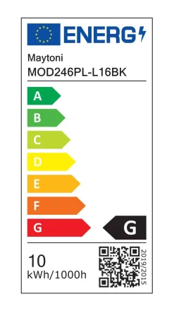 Lampa wisząca Halo (MOD246PL-L16BK) - Maytoni