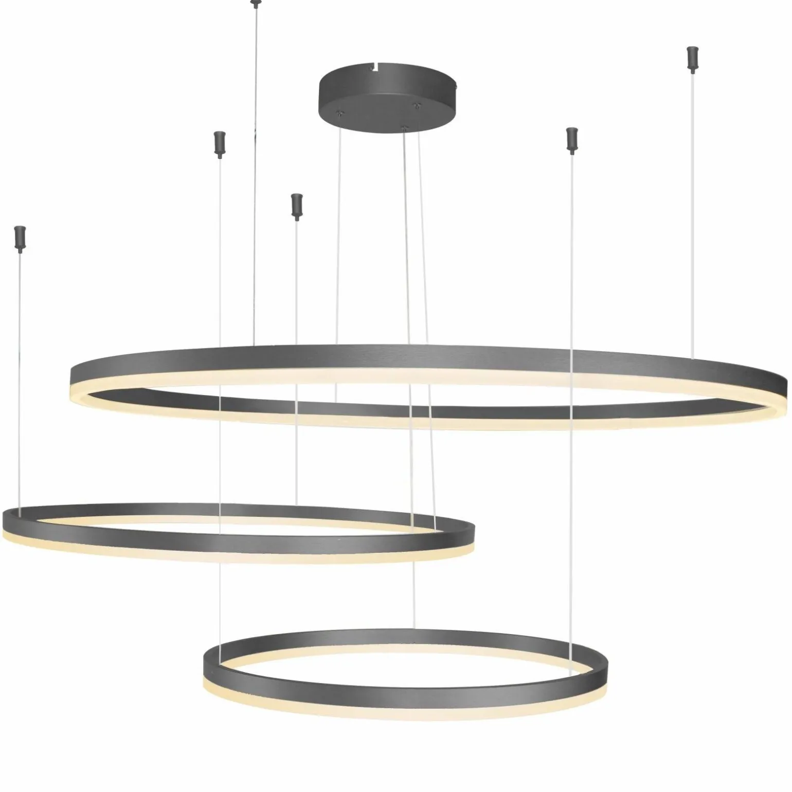 Lampa wisząca HALO PENDANT czarna 100+80+60 BK (AZ4707) - Azzardo