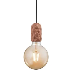 Lampa wisząca HANG Nordlux E27 40W Porcelana Brązowy