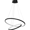 Lampa wisząca HOOP BLACK 51W LED (ML1542) - Milagro