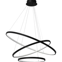 Lampa wisząca HOOP BLACK 93W LED (ML1543) - Milagro
