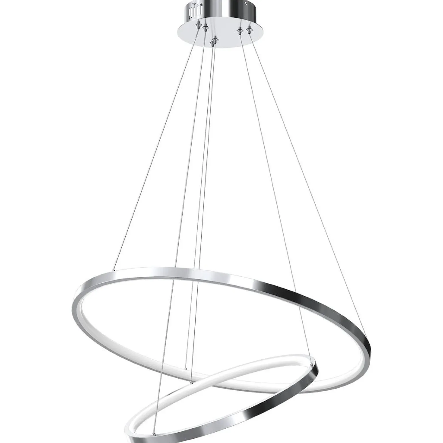 Lampa wisząca HOOP CHROME 51W LED (ML1550) - Milagro