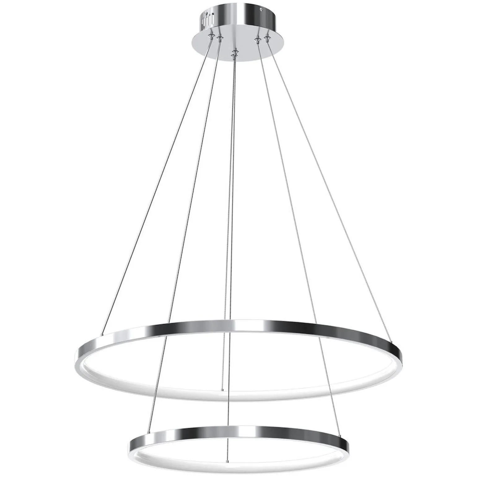 Lampa wisząca HOOP CHROME 51W LED (ML1550) - Milagro