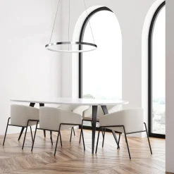 Lampa wisząca HOOP CHROME 27W LED (ML1549) - Milagro