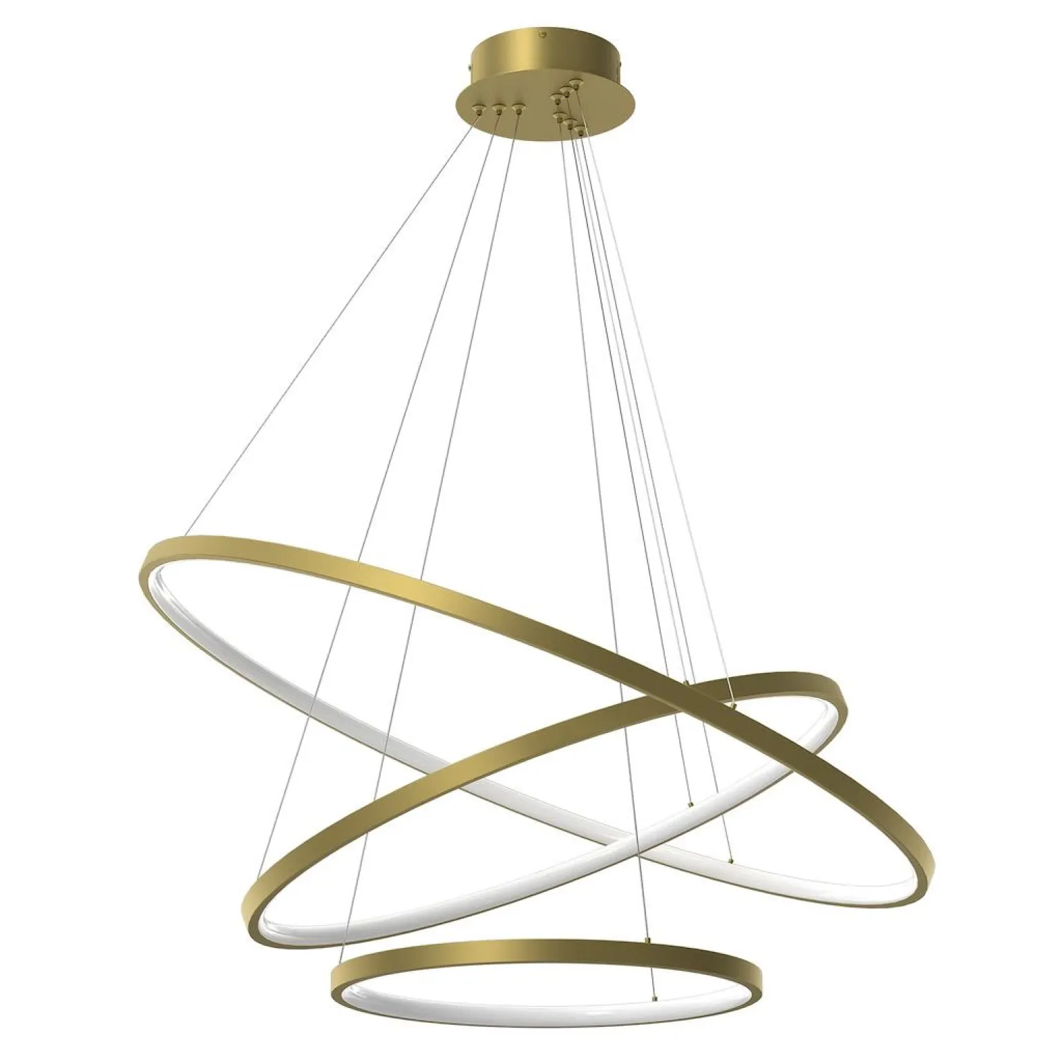 Lampa wisząca HOOP GOLD 93W LED (ML1547) - Milagro