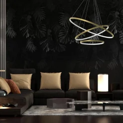 Lampa wisząca HOOP GOLD 93W LED (ML1547) - Milagro