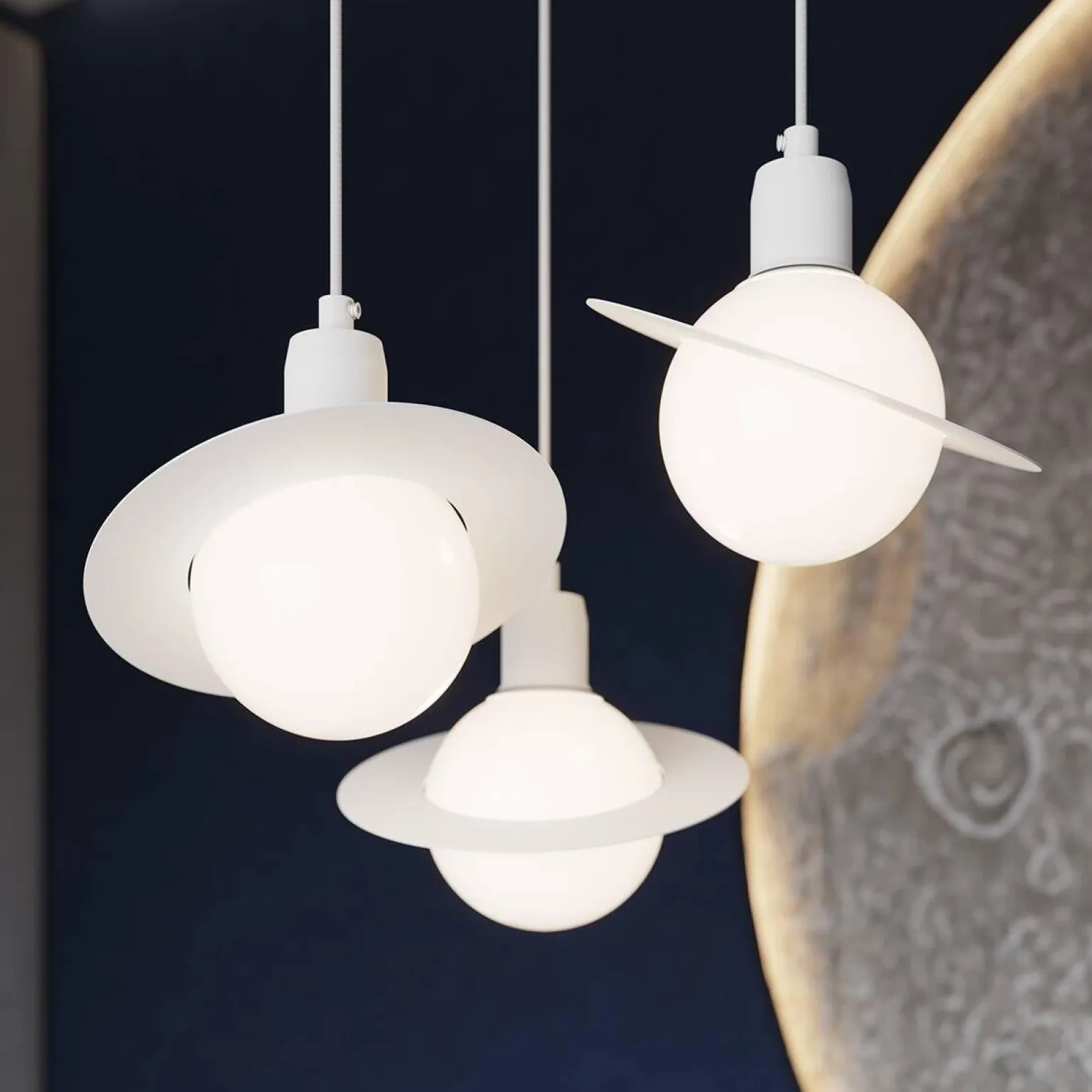 Lampa wisząca HYPERION 3P biały (SL.1357) - Sollux Lighting