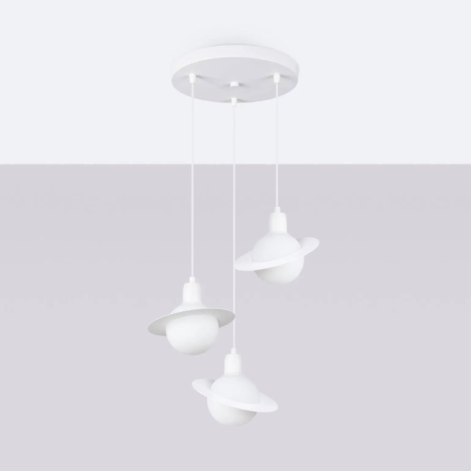 Lampa wisząca HYPERION 3P biały (SL.1357) - Sollux Lighting