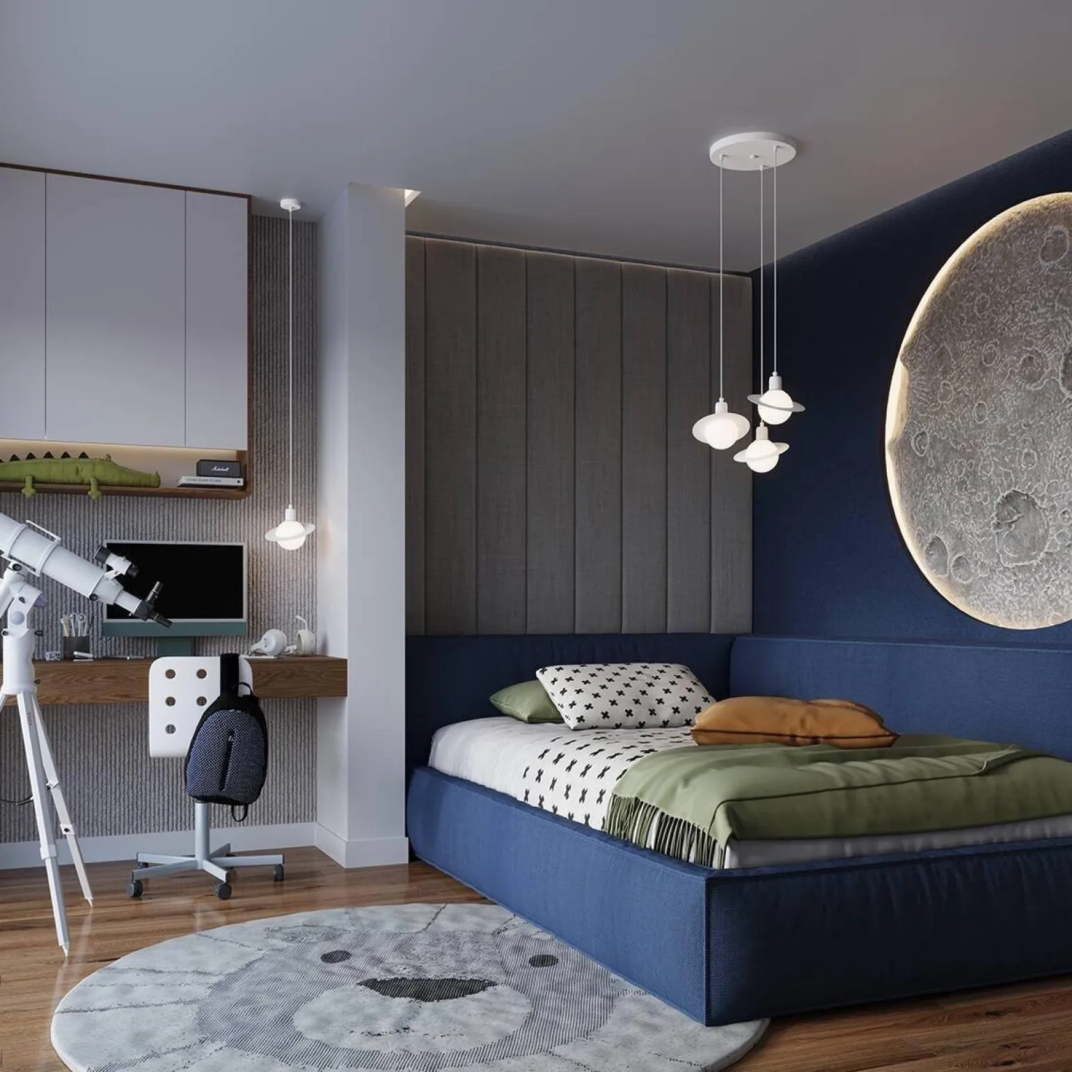 Lampa wisząca HYPERION 3P biały (SL.1357) - Sollux Lighting