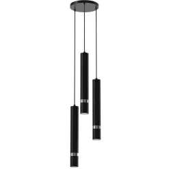 Lampa wisząca JOKER BLACK/CHROME 3 (MLP8916) - Milagro