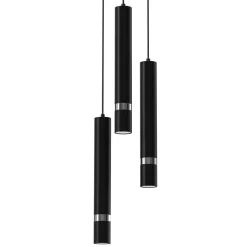 Lampa wisząca JOKER BLACK/CHROME 3 (MLP8916) - Milagro