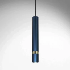 Lampa wisząca JOKER NAVY BLUE/GOLD 1 (MLP7725) - Milagro