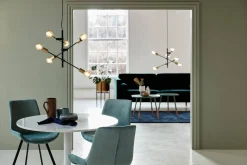 Lampa wisząca JOSEFINE Nordlux E27 6X28W Metal Czarny mat