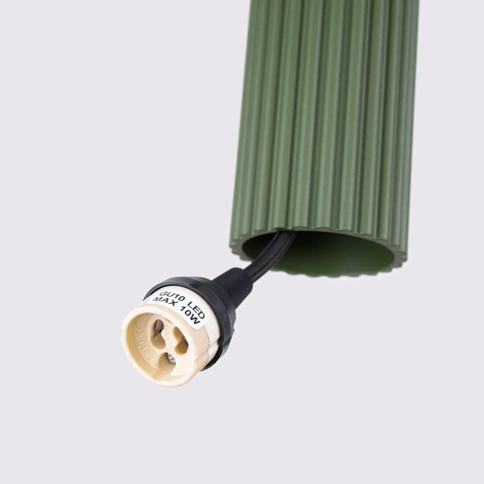 Lampa wisząca KARBON 2 zielona oliwka (SL.1612) - Sollux Lighting