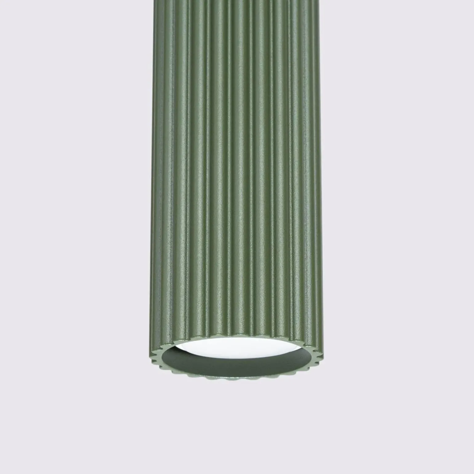 Lampa wisząca KARBON 1 zielony oliwkowy (SL.1611) - Sollux Lighting