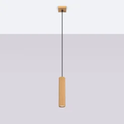 Lampa wisząca KARBON 1 złoty (SL.1554) - Sollux Lighting
