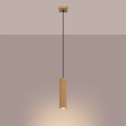 Lampa wisząca KARBON 1 złoty (SL.1554) - Sollux Lighting