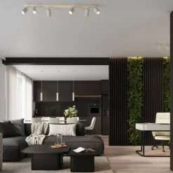 Lampa wisząca KARBON 3L beżowy (SL.1594) - Sollux Lighting