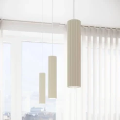 Lampa wisząca KARBON 3L beżowy (SL.1594) - Sollux Lighting