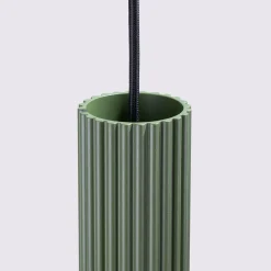 Lampa wisząca KARBON 3P zielona oliwka (SL.1614) - Sollux Lighting