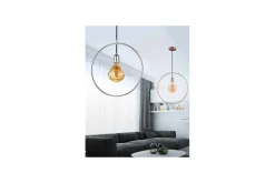 Lampa wisząca KRUG chrom (DEL-2522-1CH - Azzardo) - żyrandol
