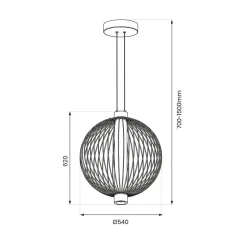 Lampa wisząca KYOTO LED (ML0527) - Milagro