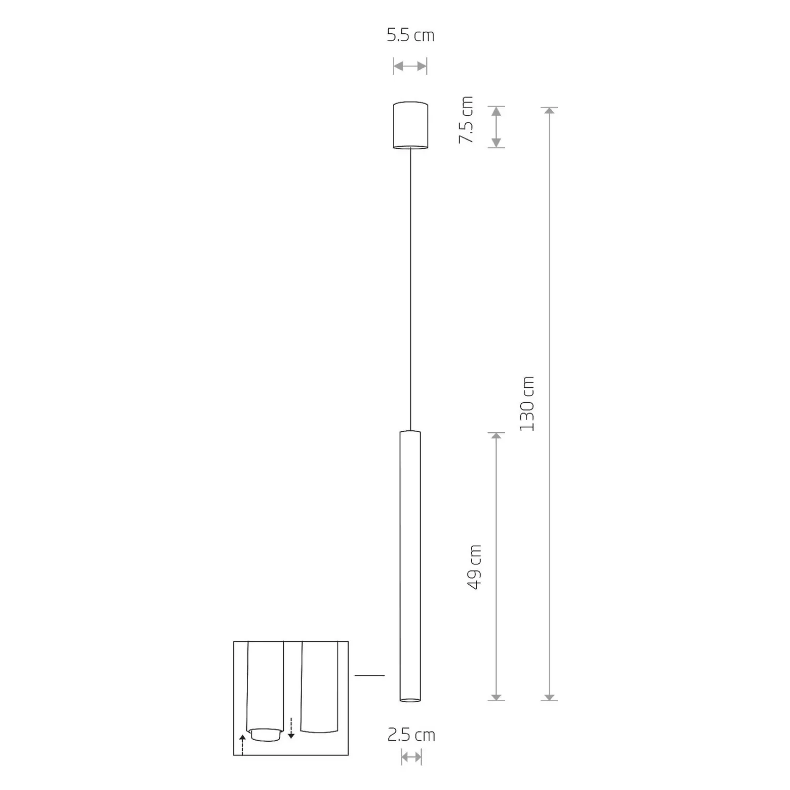 Lampa wisząca LASER 49 cm (10452) - Nowodvorski