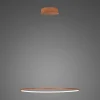 Lampa wisząca Ledowe okręgi No.1 Φ40 cm in 4k miedziana Altavola Design (LA073/P_40_in_4k_copper) - ALTAVOLA DESIGN