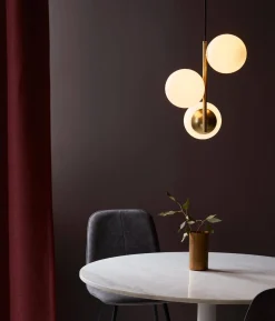 Lampa wisząca LILLY Nordlux E14 3X40W Metal Mosiądz