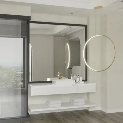 Lampa Wisząca Loop M Zmienna Barwa Światła LED czarna IP44 (PL0119-85-CCT-BK) - Yaskr