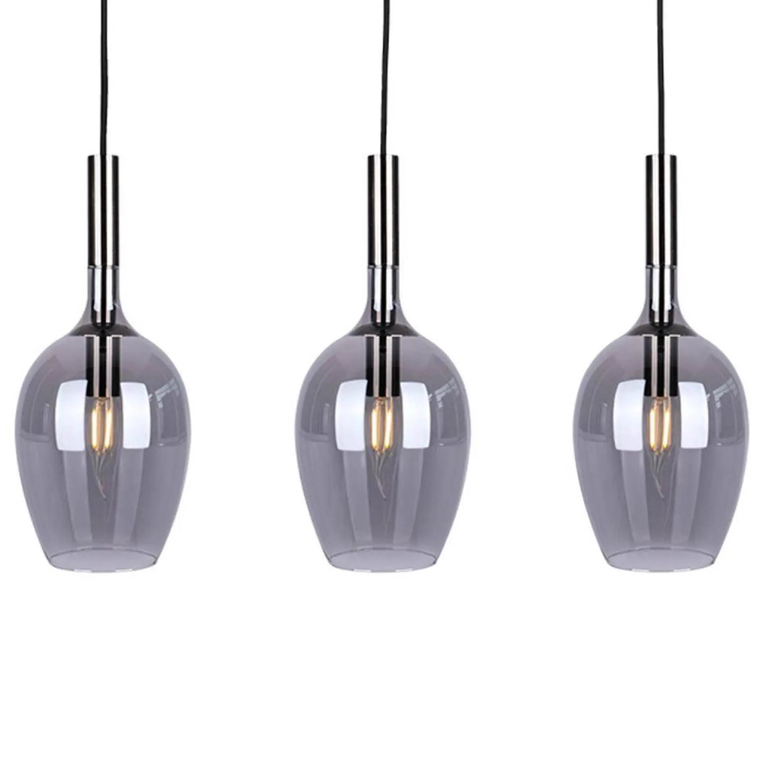 Lampa wisząca LUGANO SMOKED 3 (ML8814) - Milagro