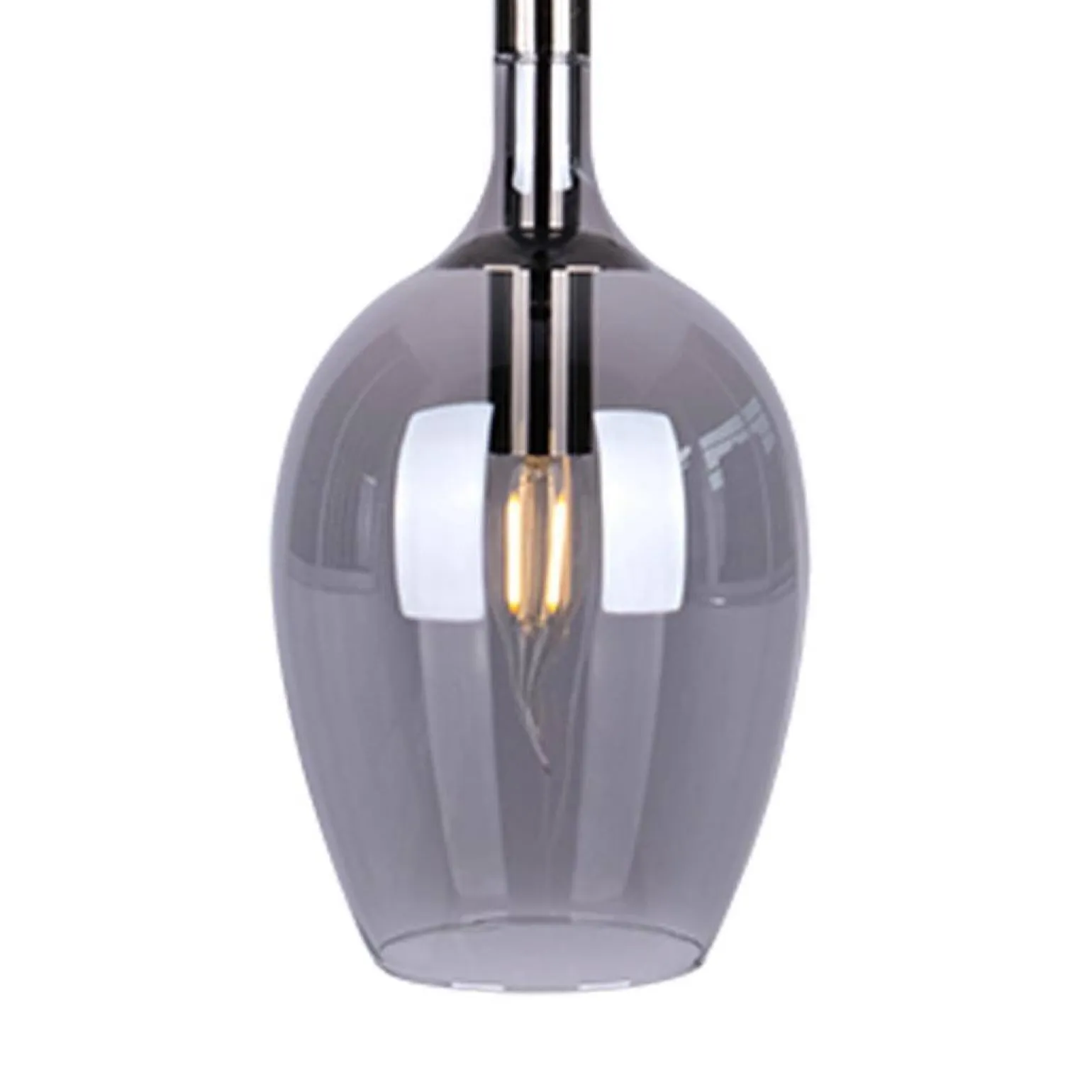 Lampa wisząca LUGANO SMOKED 3 (ML8814) - Milagro