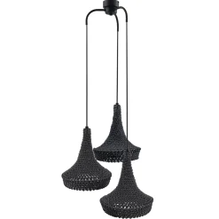 Lampa wisząca Mahaka 3 - Szara (500 mm) (5183) - Shilo