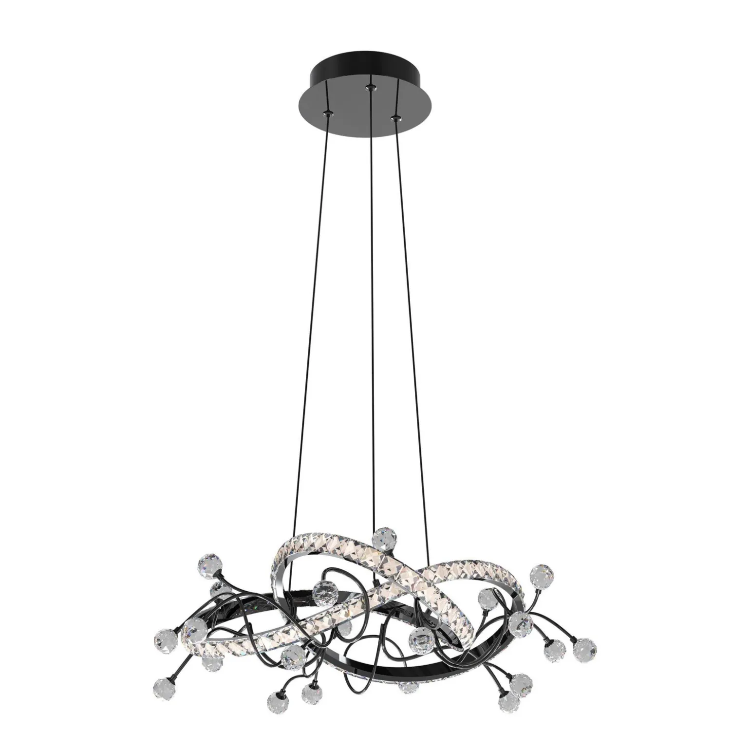 Lampa wisząca MAIA czarna (MD3481-1S-3BCT) - Zuma Line