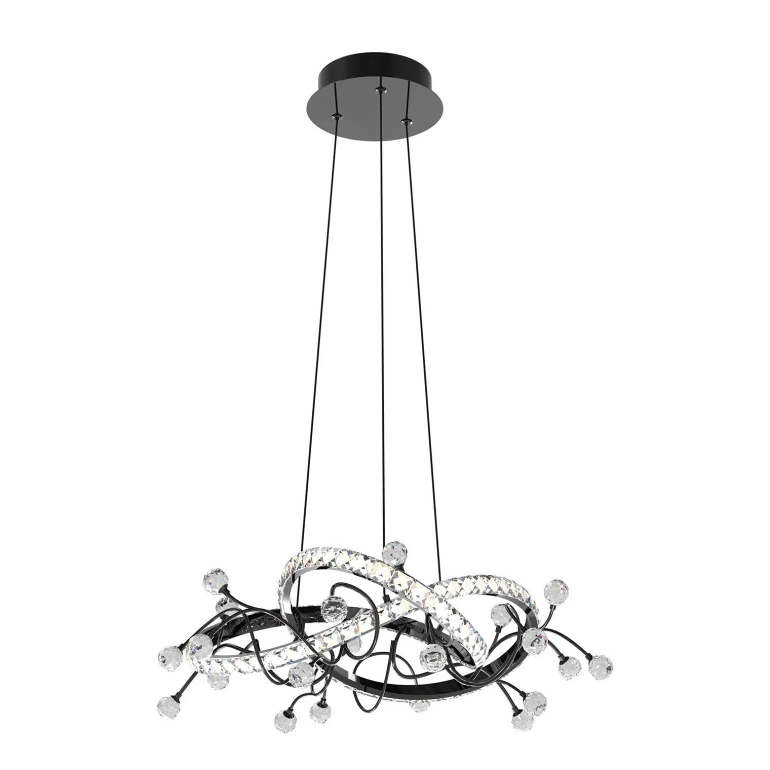 Lampa wisząca MAIA czarna (MD3481-1S-3BCT) - Zuma Line