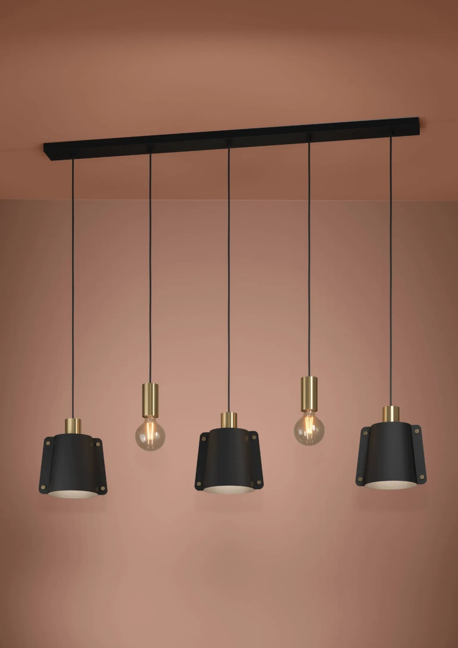 Lampa wisząca MAJAGUA czarna (390115) - EGLO