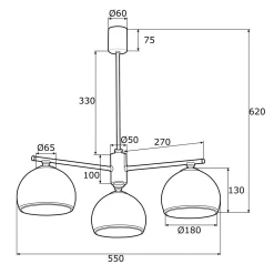 Lampa wisząca MARBELLA (1488) - ARGON