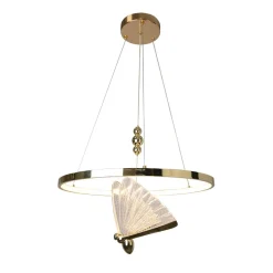 Lampa wisząca Marissa Ring złota LED CCT (LP-2515/1P GD) - Light Prestige