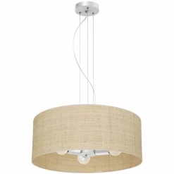 Lampa wisząca MARSHALL WHITE / RATTAN 3xE27 (MLP7490) - Milagro