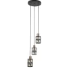 Lampa wisząca Menfi (PND-44236-3-BK-GD) - Italux
